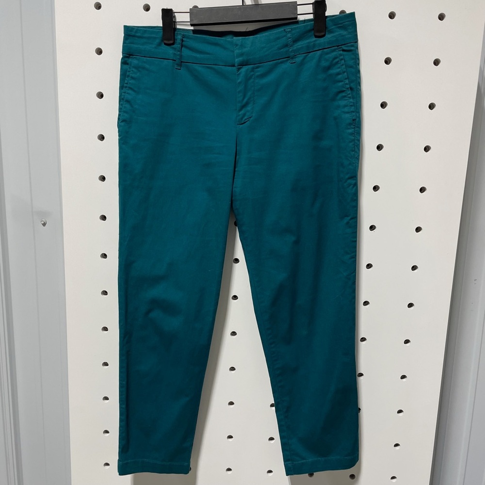Kut from the kloth blue cropped trousers size 6